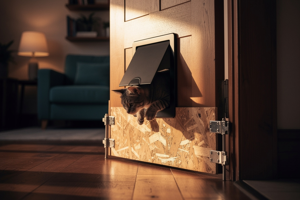 Chatière sans percer : 3 solutions malines pour porte ou fenêtre