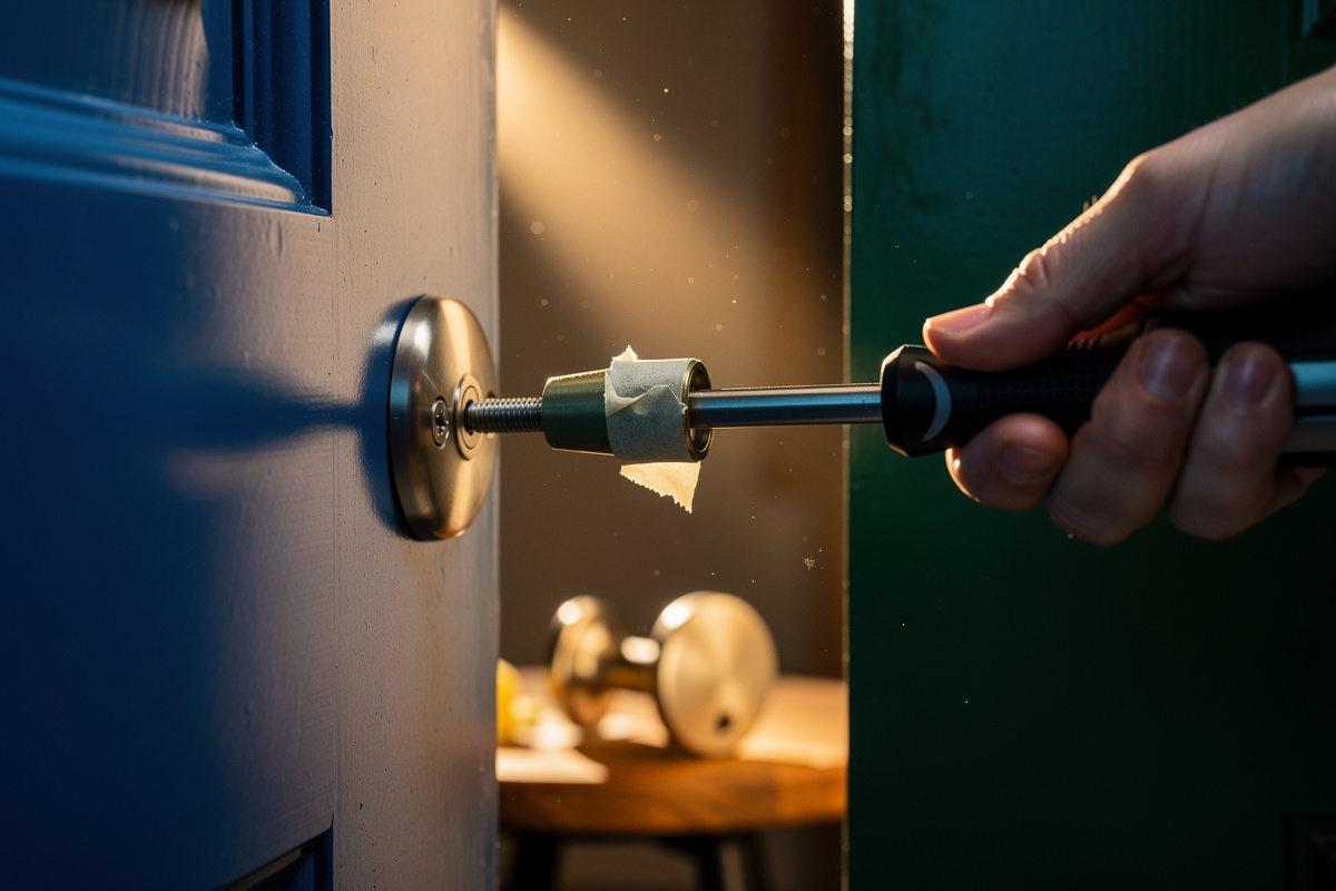 Comment démonter une poignée de porte sans rien casser ?