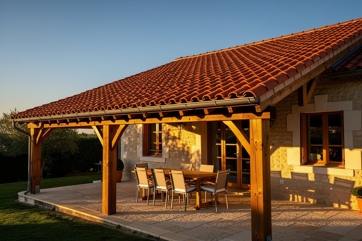 Poser un auvent de terrasse en tuile : erreurs, budget, étanchéité