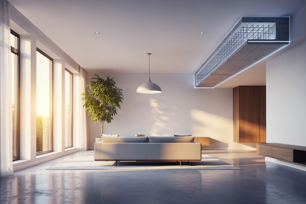 Poutre retroussée : gagnez de la hauteur sous plafond avec cette solution
