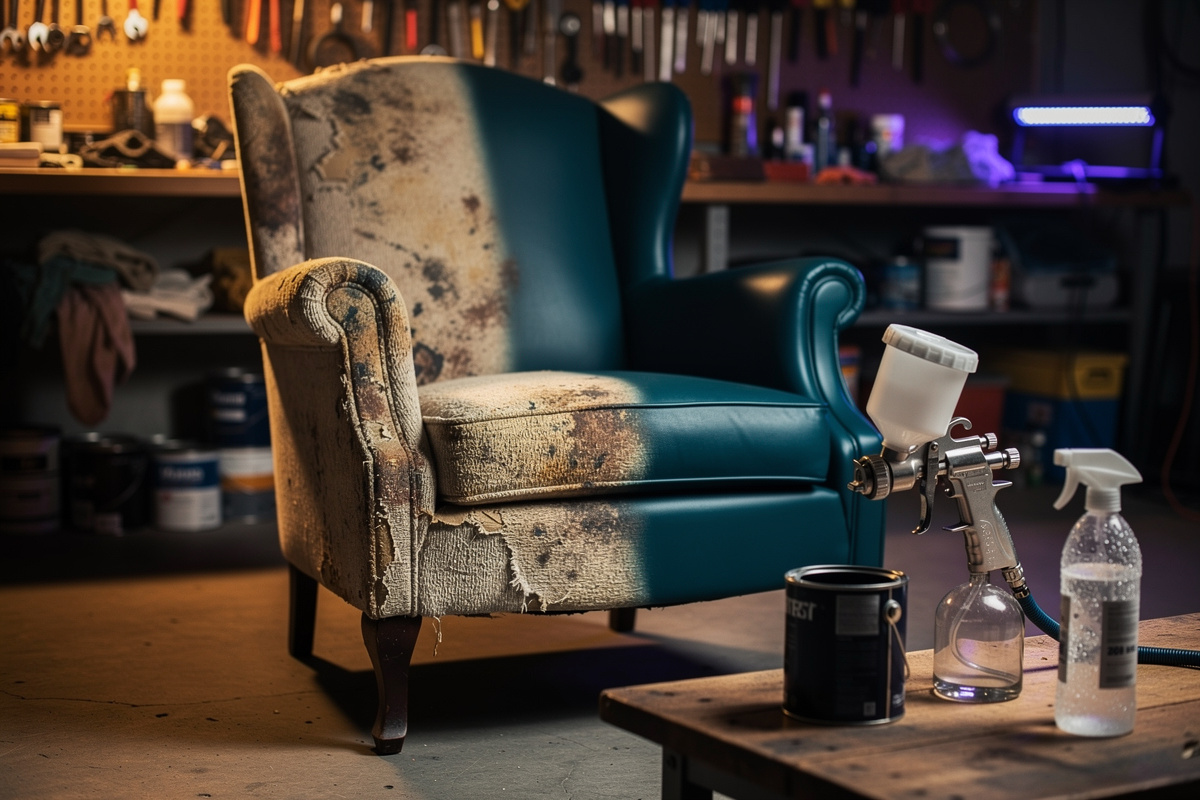 Comment peindre un fauteuil en tissu ? Le guide pas à pas
