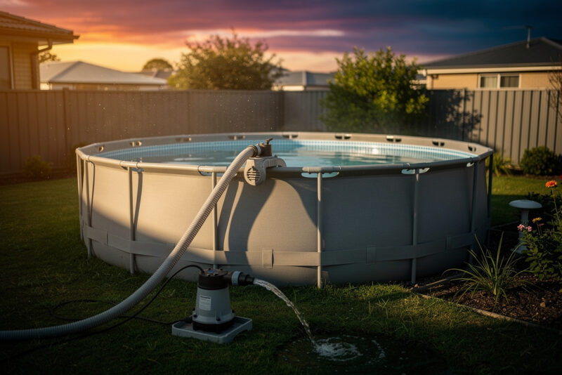 Comment vider une piscine hors sol sans la casser ?