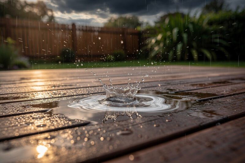 Pluie sur saturateur pas sec : comment sauver le bois ?